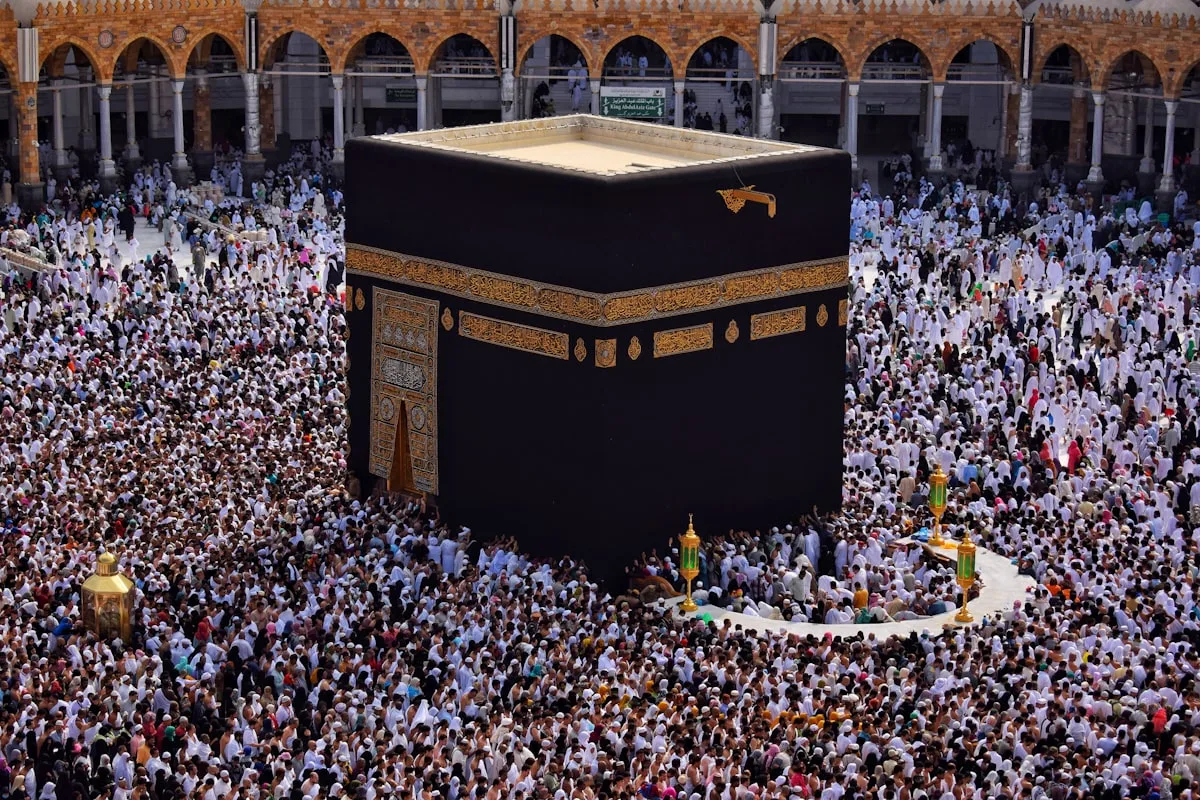 Kaaba landmark in Makkah, Saudi Arabia